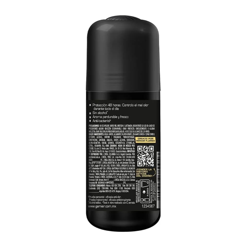 Desodorante antitranspirante para hombre Tattoo Obao Garnier (65 g / 2.29 oz) - Miniatura 7