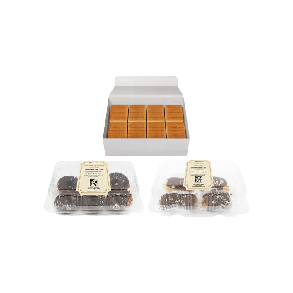 Sweet Love No.10: Masarreal de guayaba + Mini eclairs + Mini donas de chocolate - Imagen 1