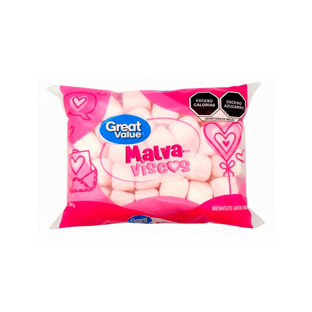 Malvaviscos sabor fresa Great Value (200 g / 7.05 oz) - Miniatura 5