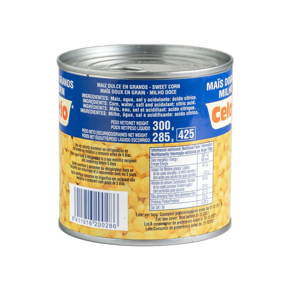 Maíz dulce en grano Celorrio (300 g / 10.58 oz) - Miniatura 3