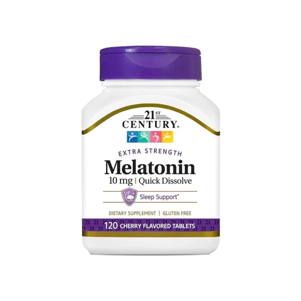 Melatonina 10 mg 21st Century (120 tabletas) - Imagen 1