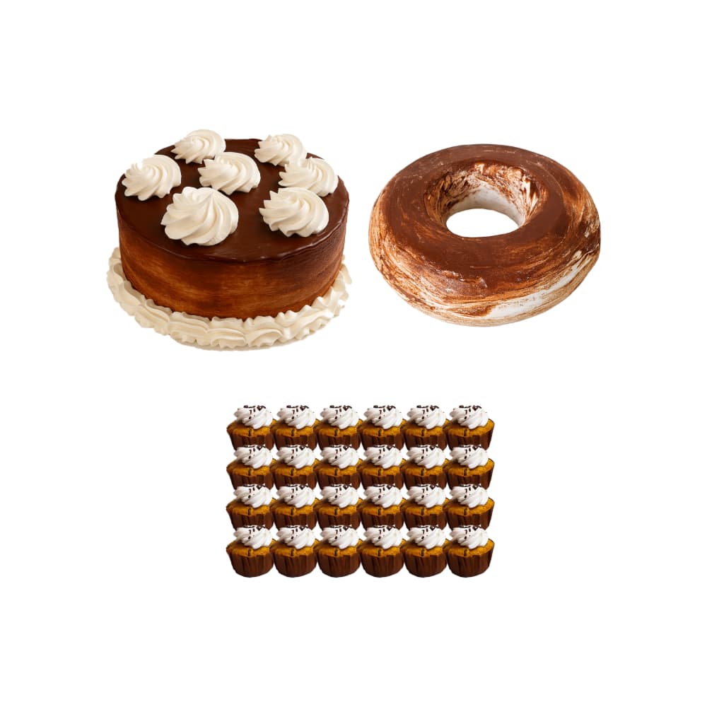 Combo Dulce Sinfonía: cake + roscón+ tartaletas Kaona - Imagen 1