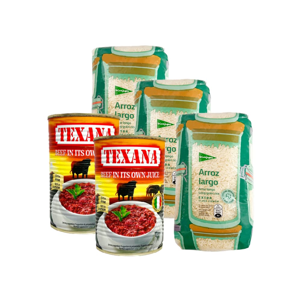 Arroz largo extra + Carne de res en su jugo - Imagen 1