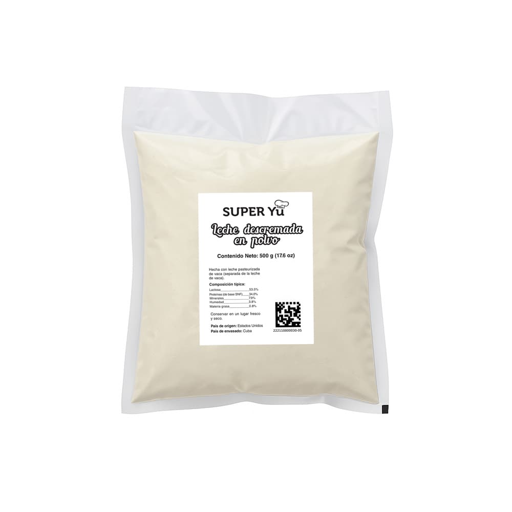Leche en polvo descremada Super Yu (500 g / 1.1 lb) - Miniatura 2