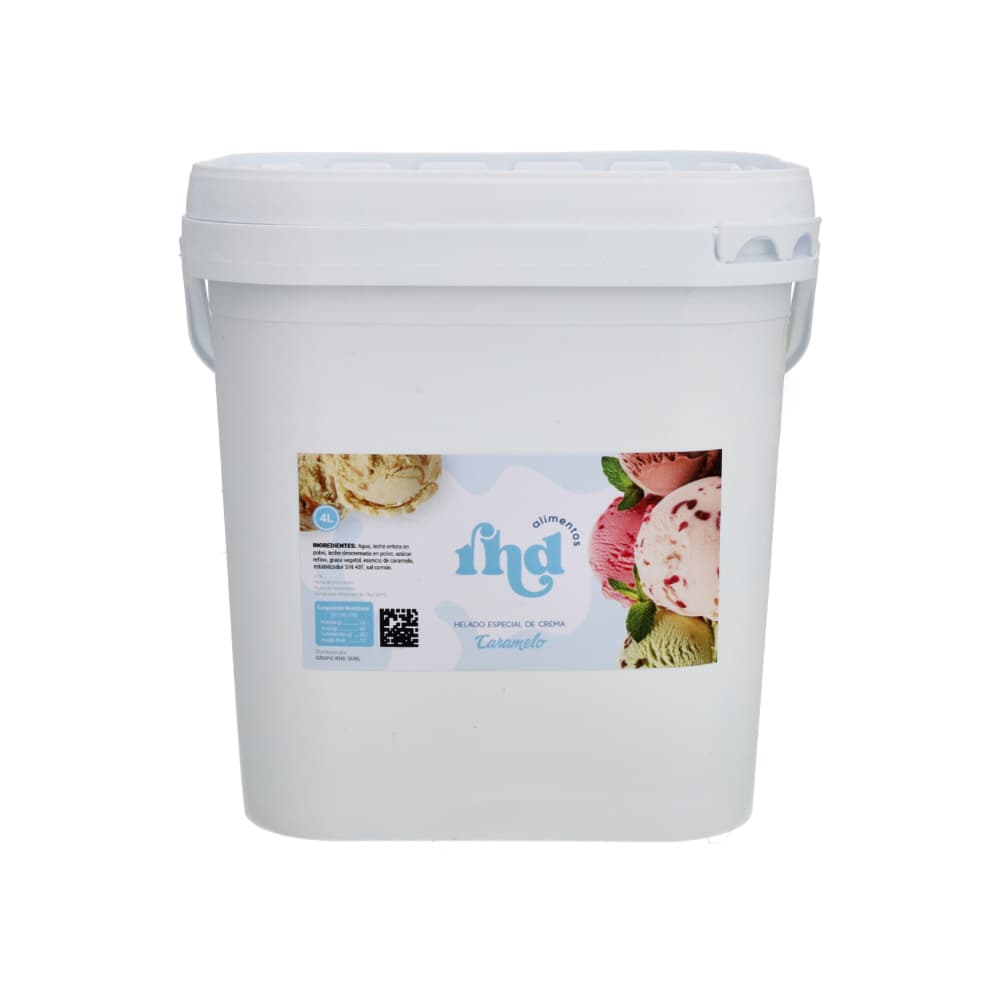 Helado especial de crema sabor caramelo RHD (4 L) - Imagen 1