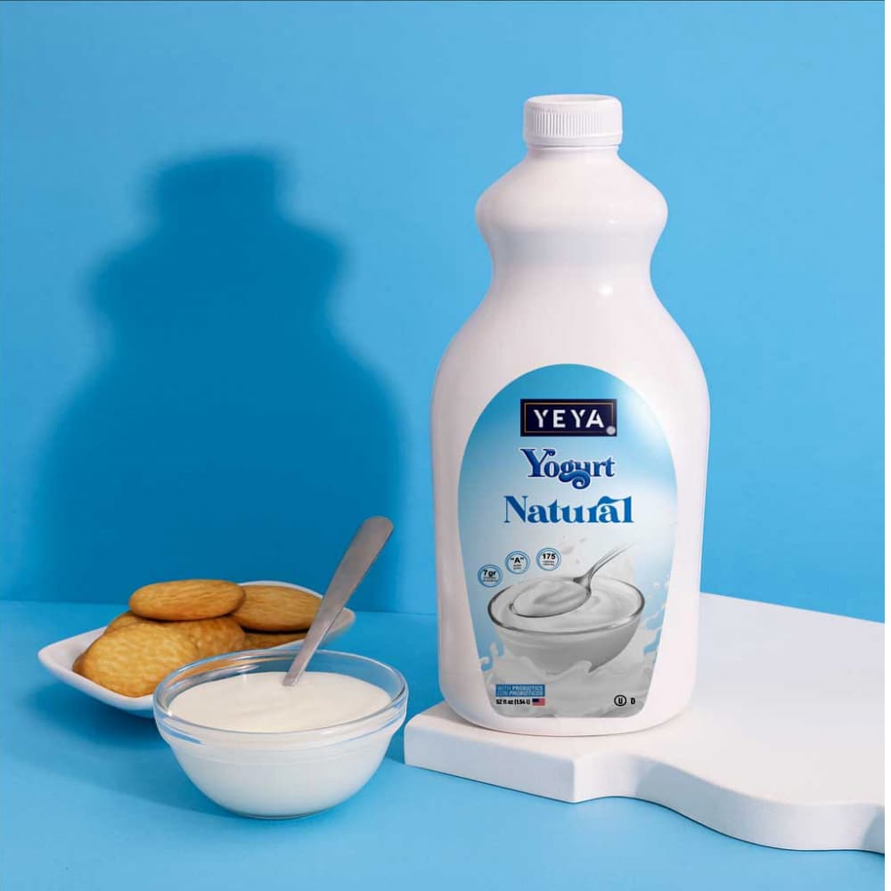 Yogurt natural con azúcar con probióticos Yeya (2 x 1.54 L) - Miniatura 4