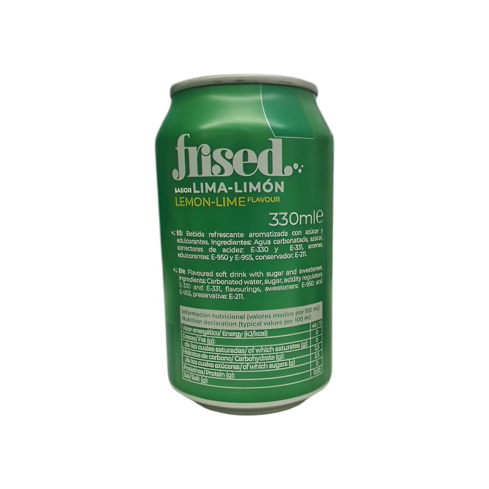 Refresco de lima-limón Frised (24 x 330 ml) - Miniatura 3