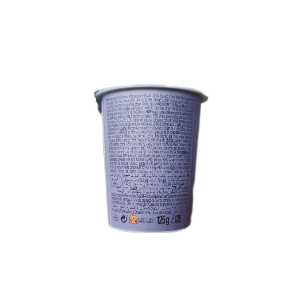 Yogurt cremoso de albaricoque y mango Pascual (4 x 125 g / 4.41 oz) - Miniatura 4