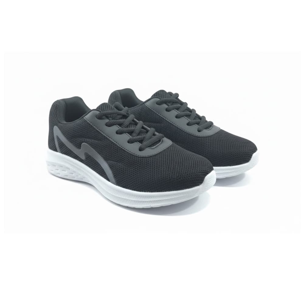Tenis deportivos negros para mujer BY (Talla 40) - Miniatura 1