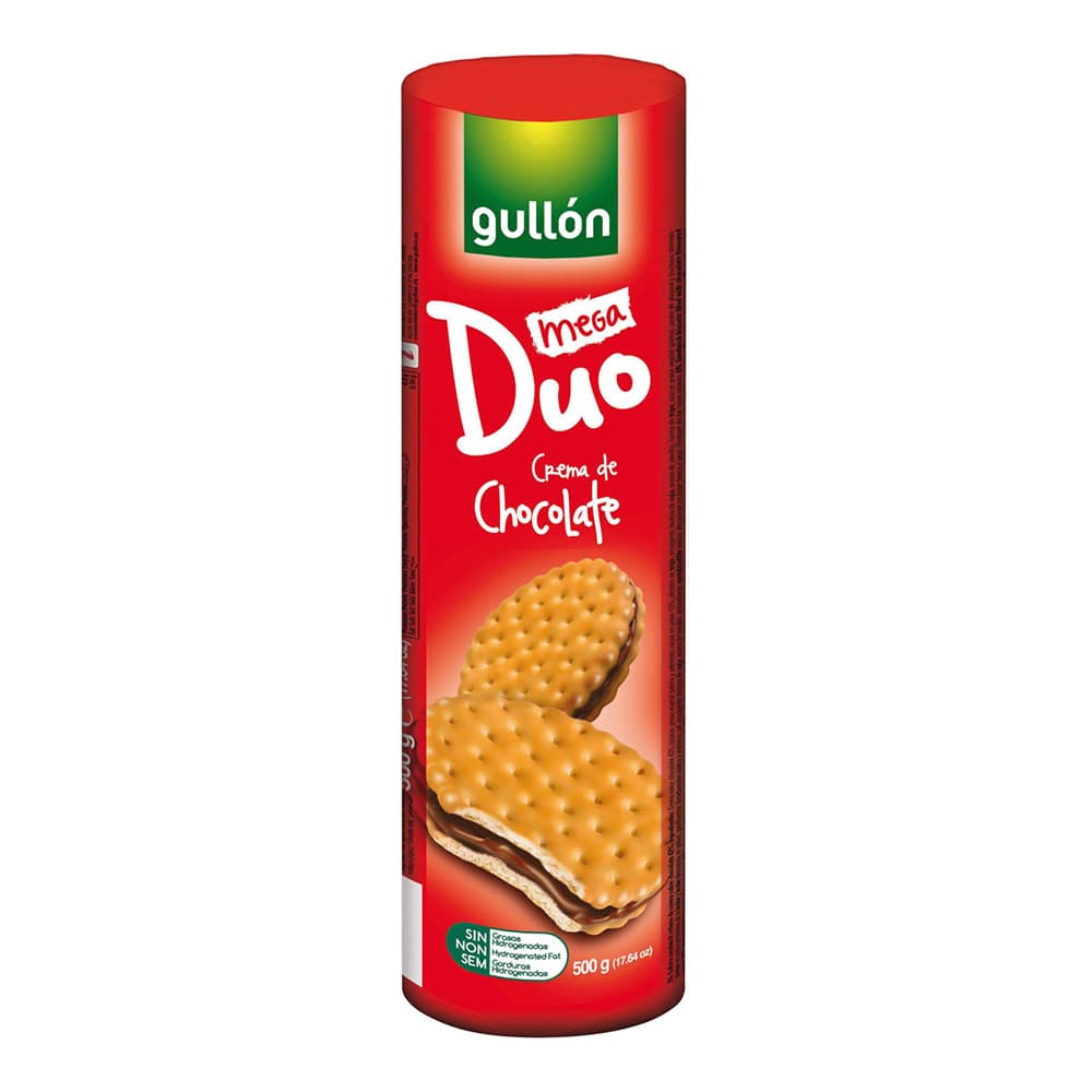Galletas con relleno de chocolate Gullón Mega Duo (500 g / 1.1 lb) - Miniatura 3