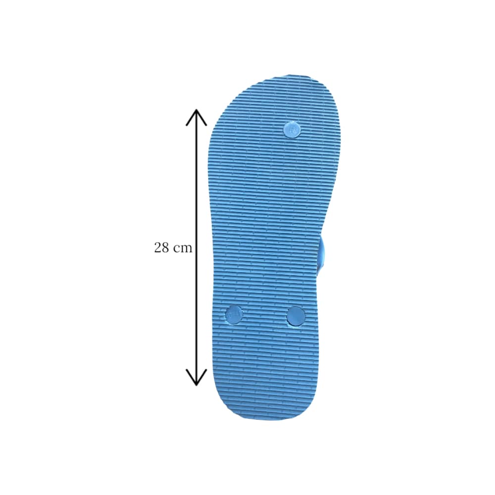 Chancletas playeras de color azul claro con gris y verde Brov (Talla: 42) - Miniatura 2