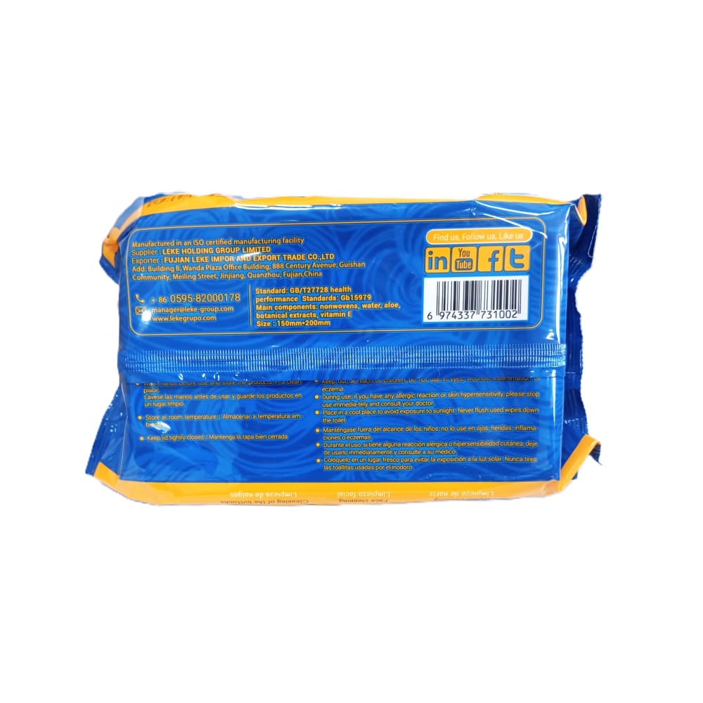 Toallitas húmedas con Aloe para bebé Babytín (80 U) - Miniatura 4