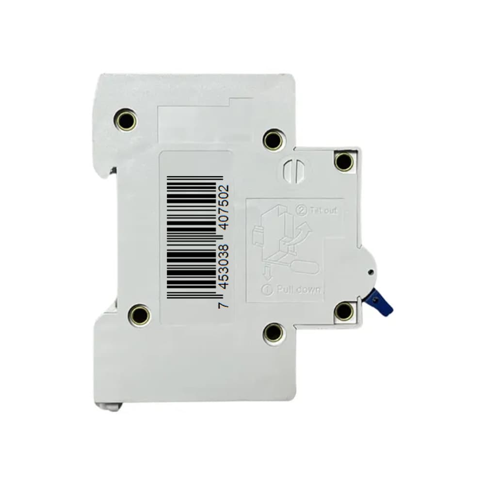 Interruptor - breaker - termomagnético de 1 polo tipo europeo 10 A Troen - Miniatura 4