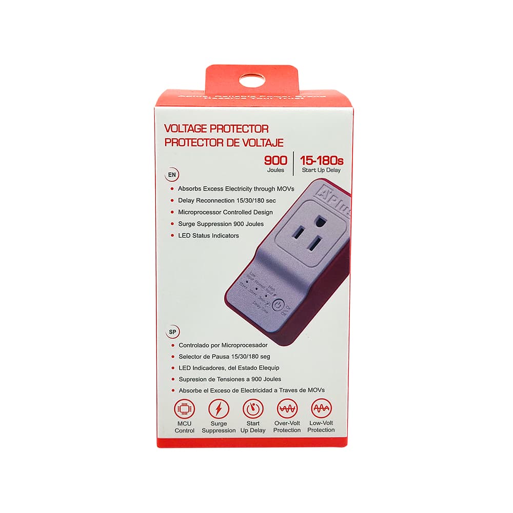 Protector de voltaje 220 V de 10 A APlus - Miniatura 4