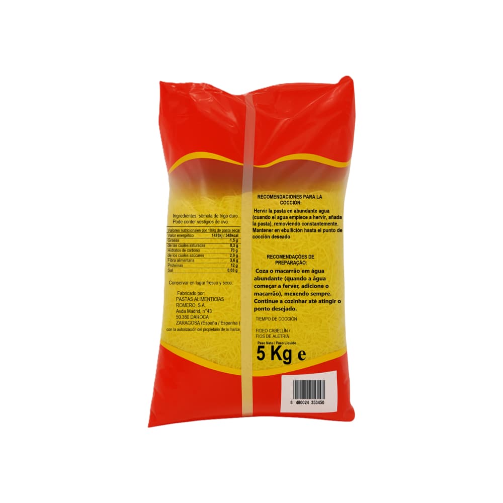 Pasta alimenticia de calidad superior Vivo Chef (5 kg / 11.02 lb) - Miniatura 2