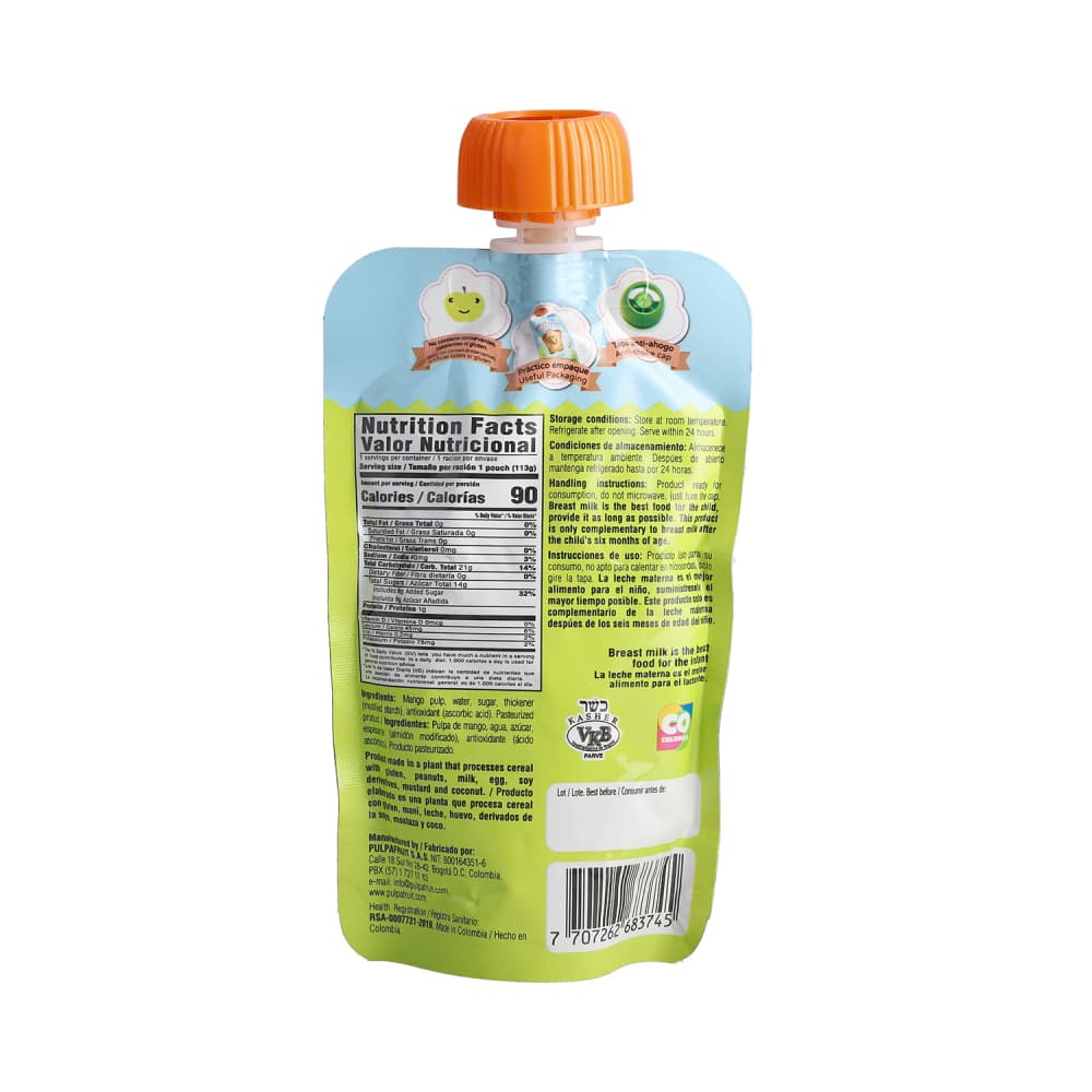 Compota de mango Baby Fruit (113 g / 4 oz) - Miniatura 2