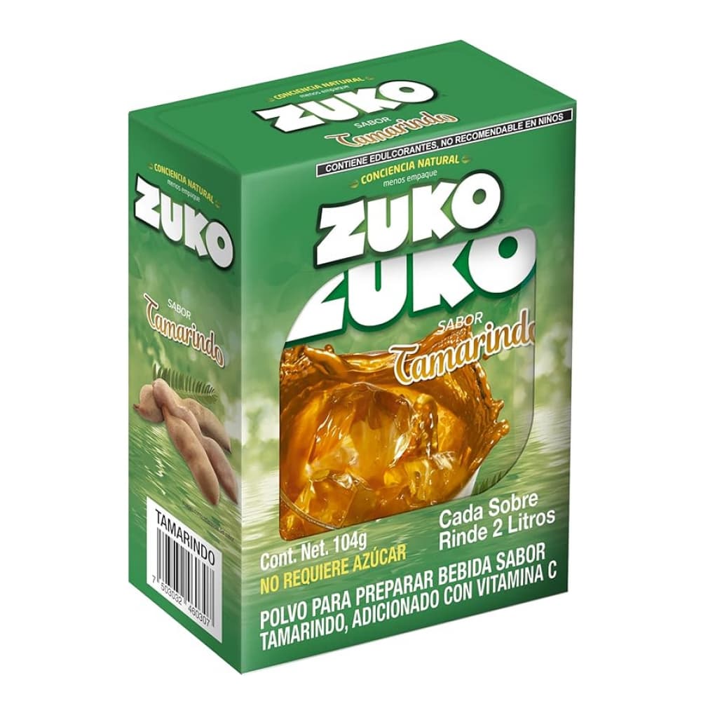 Refresco instantáneo sabor tamarindo Zuko (104 g / 3.67 oz) - Imagen 1