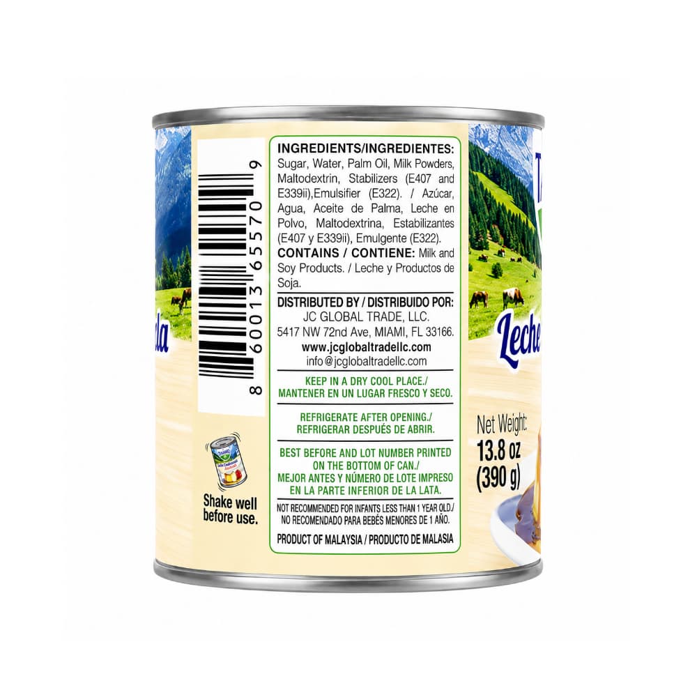 Leche condensada azucarada Tánamo (390 g / 13.8 oz) - Miniatura 3