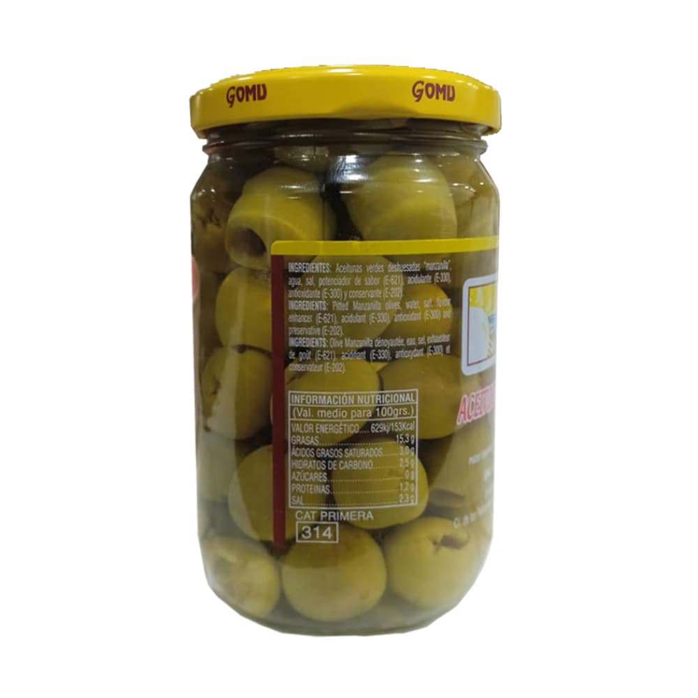 Aceitunas verdes deshuesadas Gomu (300 g / 10.58 oz) - Miniatura 2