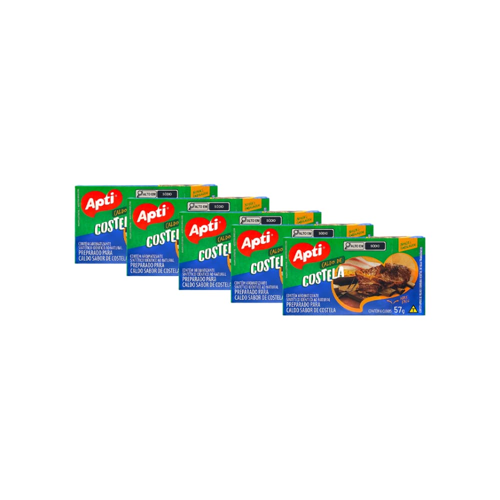 Caldo sabor costilla (5 x 57 g / 2.01 oz) - Miniatura 1