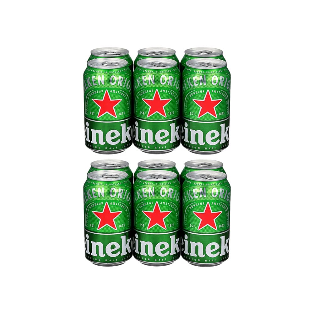 Cerveza de lata Heineken (12 x 330 ml) - Imagen 1