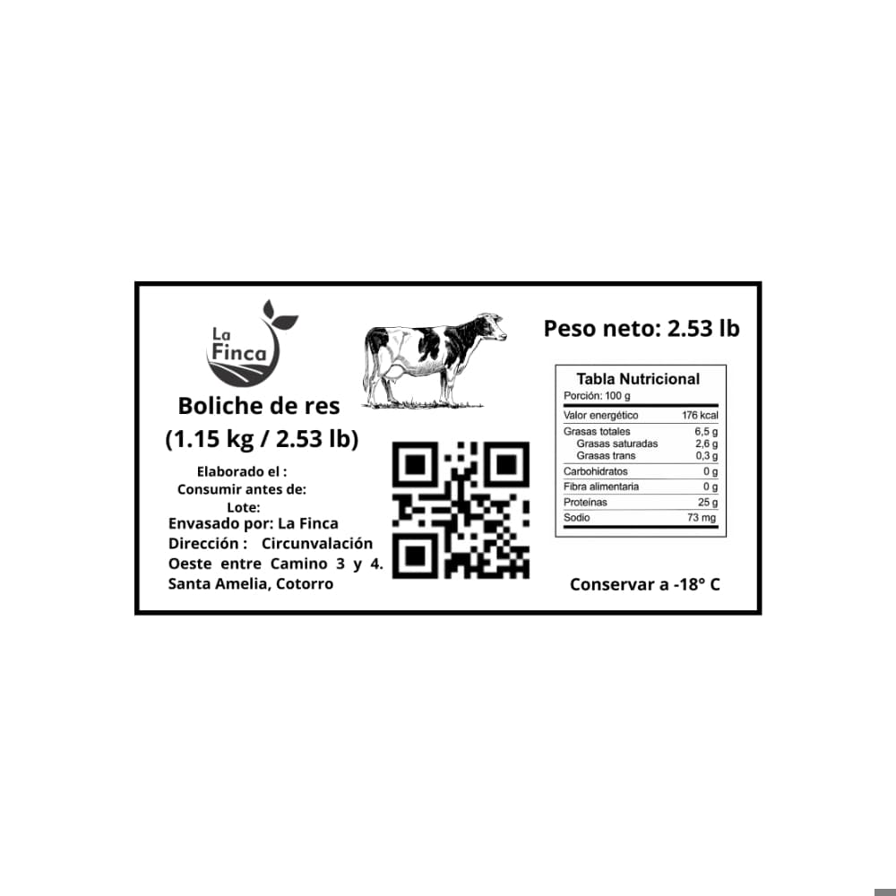 Boliche de res La Finca (1.15 kg / 2.53 lb) - Miniatura 4