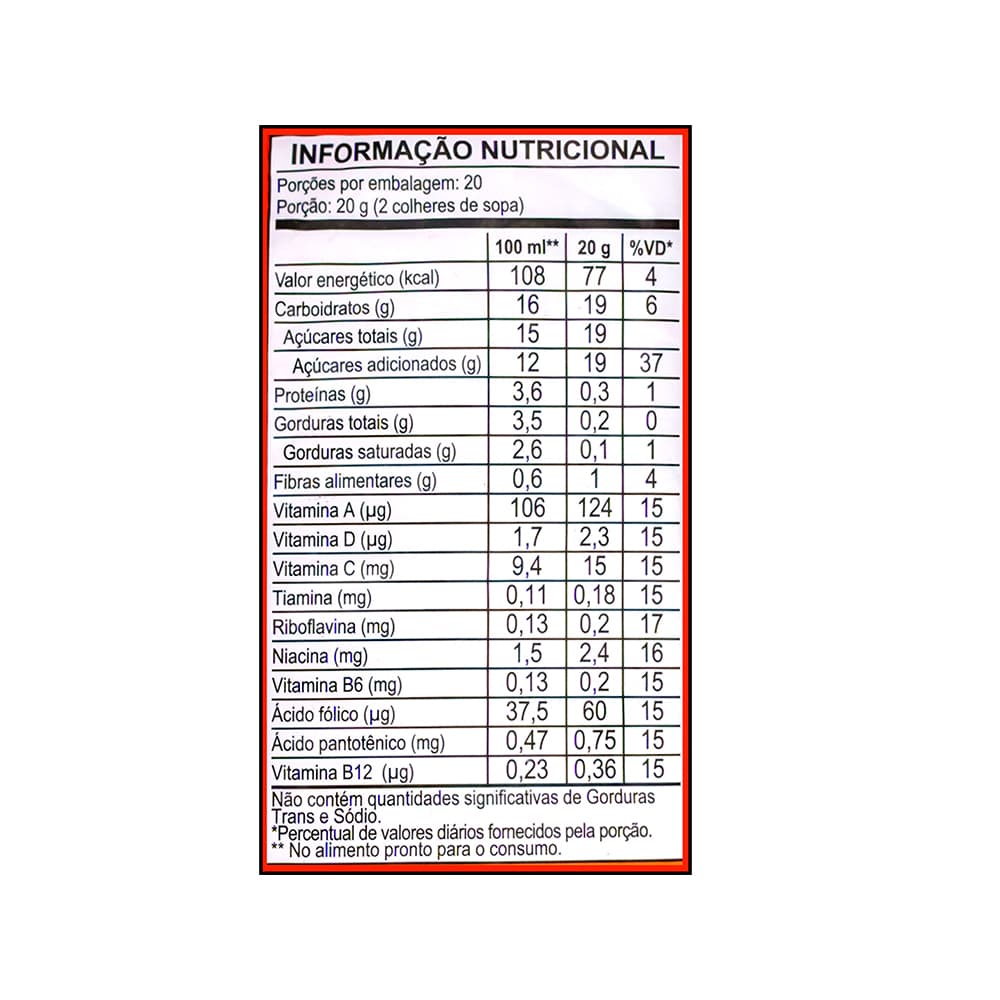 Chocolate en polvo instantáneo con vitaminas Apti (400 g / 14.1 oz) - Miniatura 4