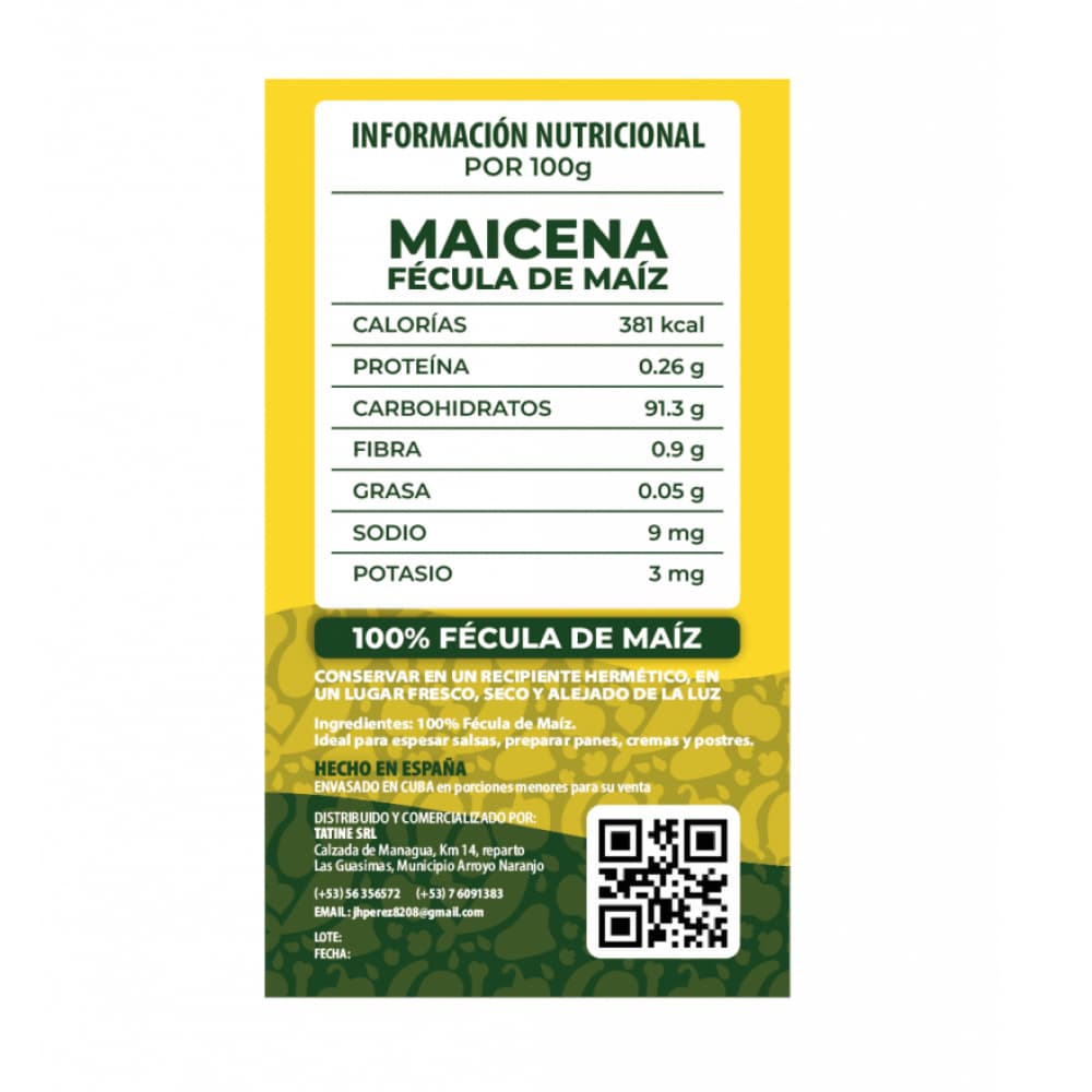 Maicena Campo Vivo (2 x 1 kg / 2.2 lb) - Miniatura 2
