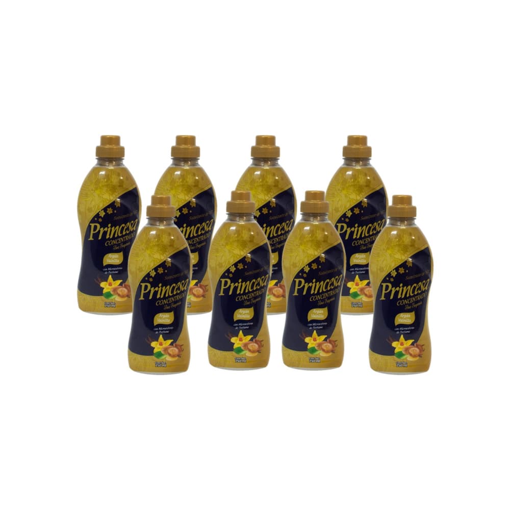 Suavizante de telas argán vainilla Princesa (8 x 750 ml) - Imagen 1