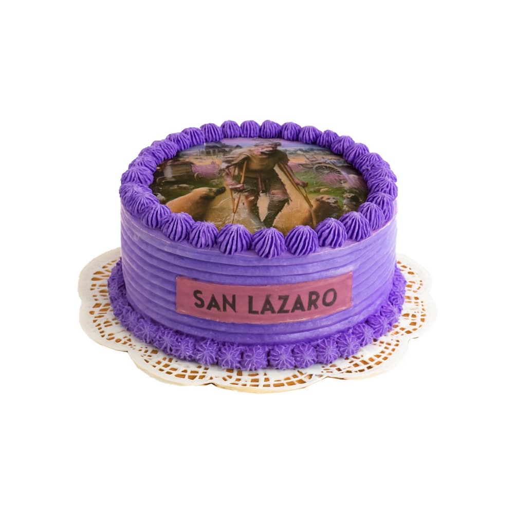Cake de nata temática San Lázaro MCH Panadería (10 comensales) - Imagen 1