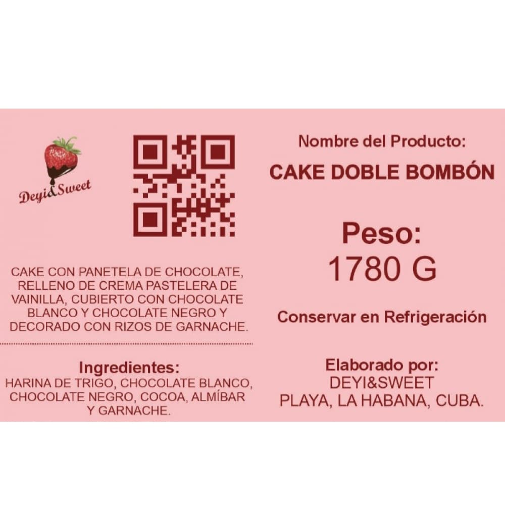 Cake Doble Bombón Deyi&Sweet (12 personas) - Miniatura 4