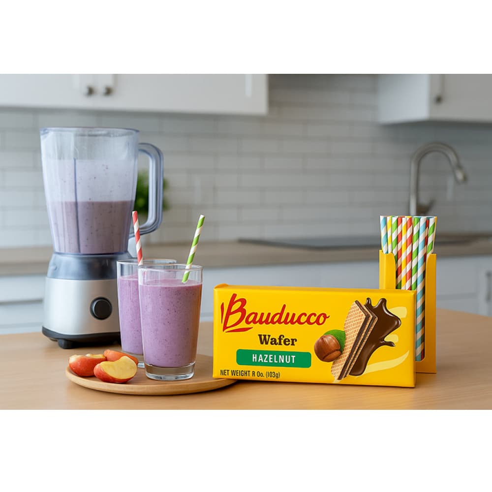 Sorbetos rellenos con crema sabor chocolate con avellanas Bauducco (142 g / 5 oz) - Miniatura 4