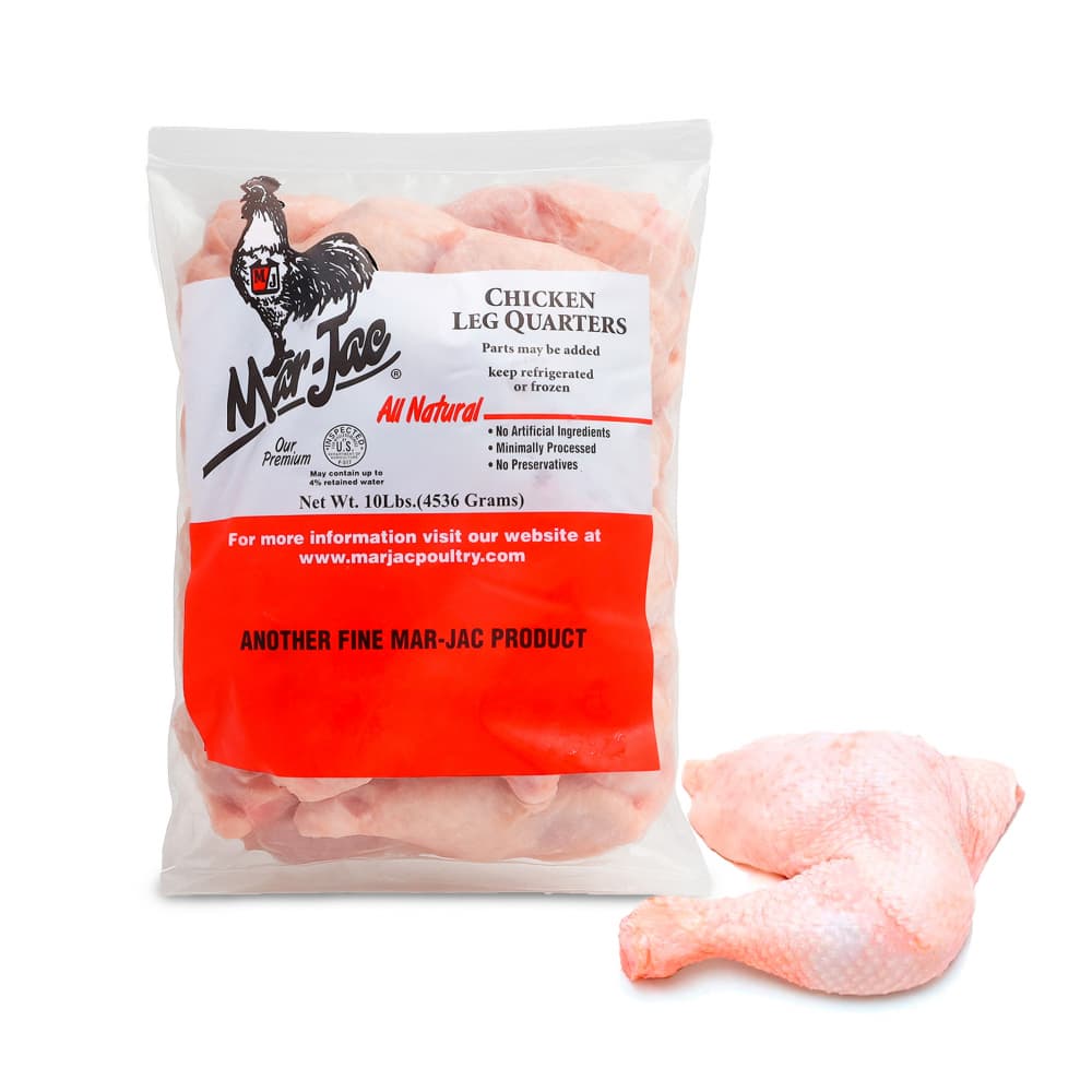 Cuartos traseros de pollo Mar Jac (4.54 kg / 10 lb) - Imagen 1
