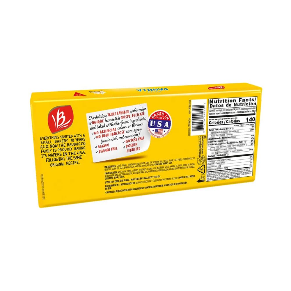 Sorbetos rellenos con crema sabor a vainilla Bauducco (142 g / 5 oz) - Miniatura 4