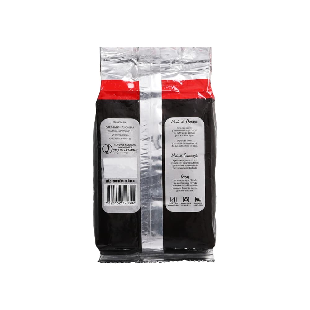 Café tostado y molido extra fuerte Santa Bárbara (250 g / 8.8 oz) - Miniatura 2