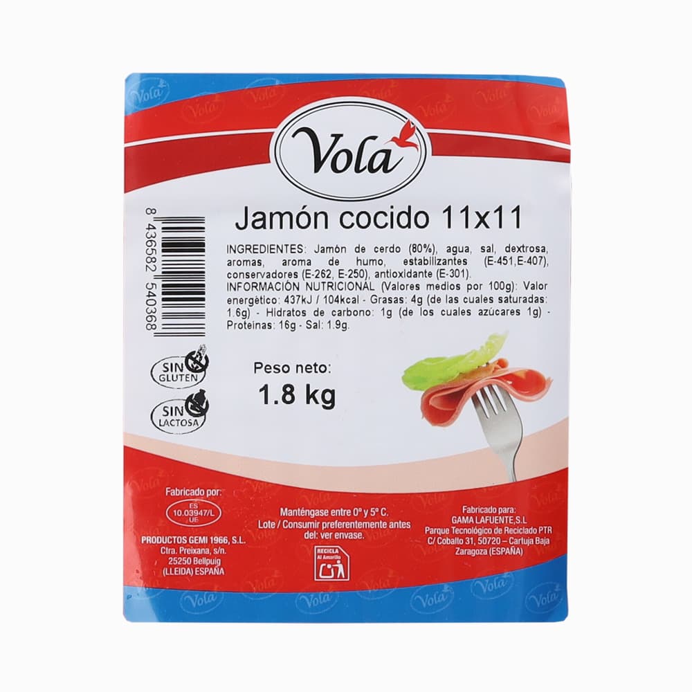 Jamón cocido Volá (1.8 kg / 3.97 lb) - Miniatura 3