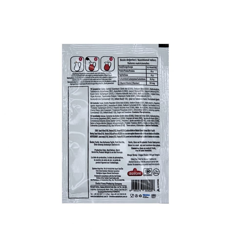 Bebida en polvo sabor cereza Fruit Dance (10 g) - Miniatura 2