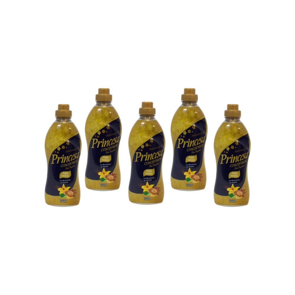 Suavizante de telas argán vainilla Princesa (5 x 750 ml) - Imagen 1