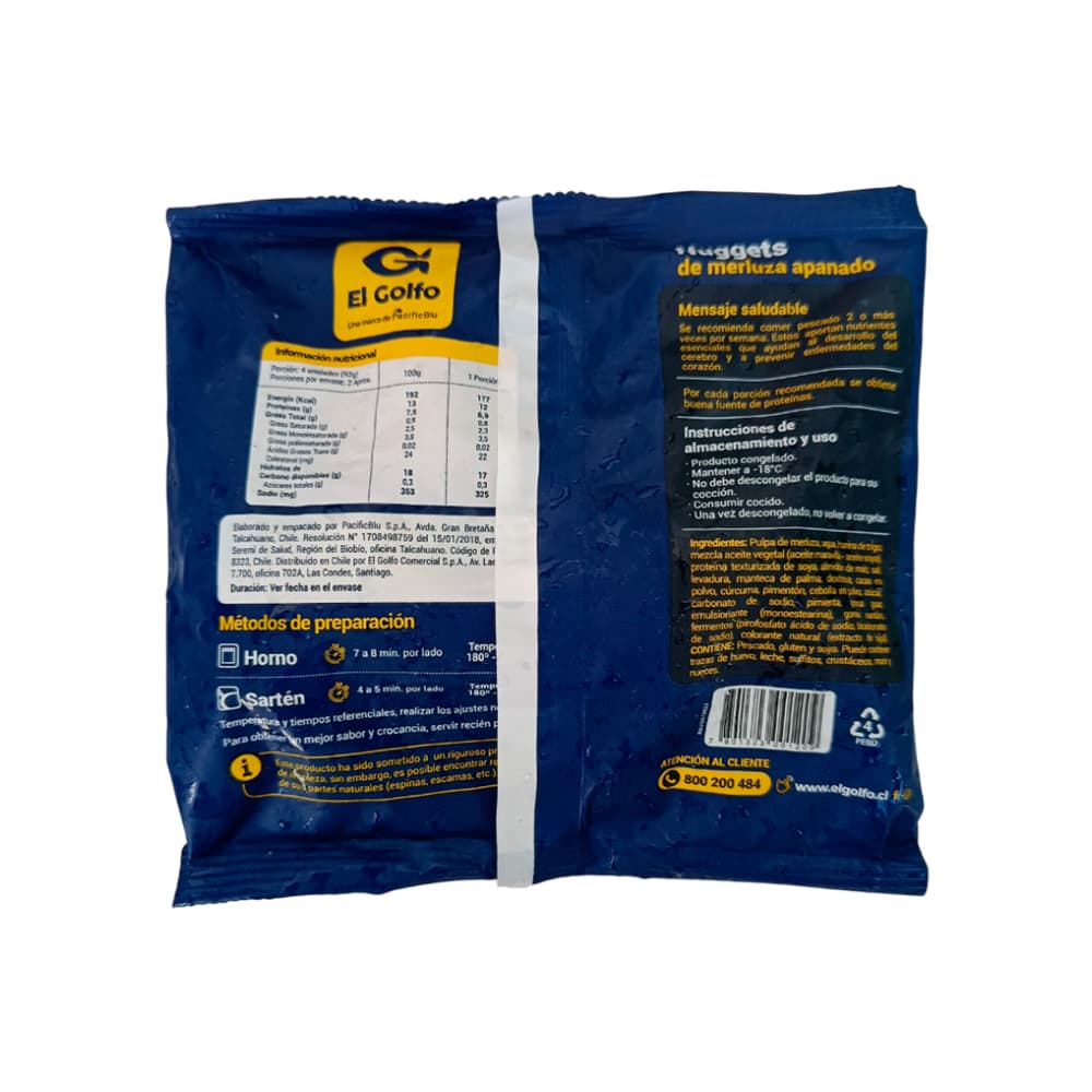 Nuggets de merluza apanados El Golfo (200 g / 7.05 oz) - Miniatura 3