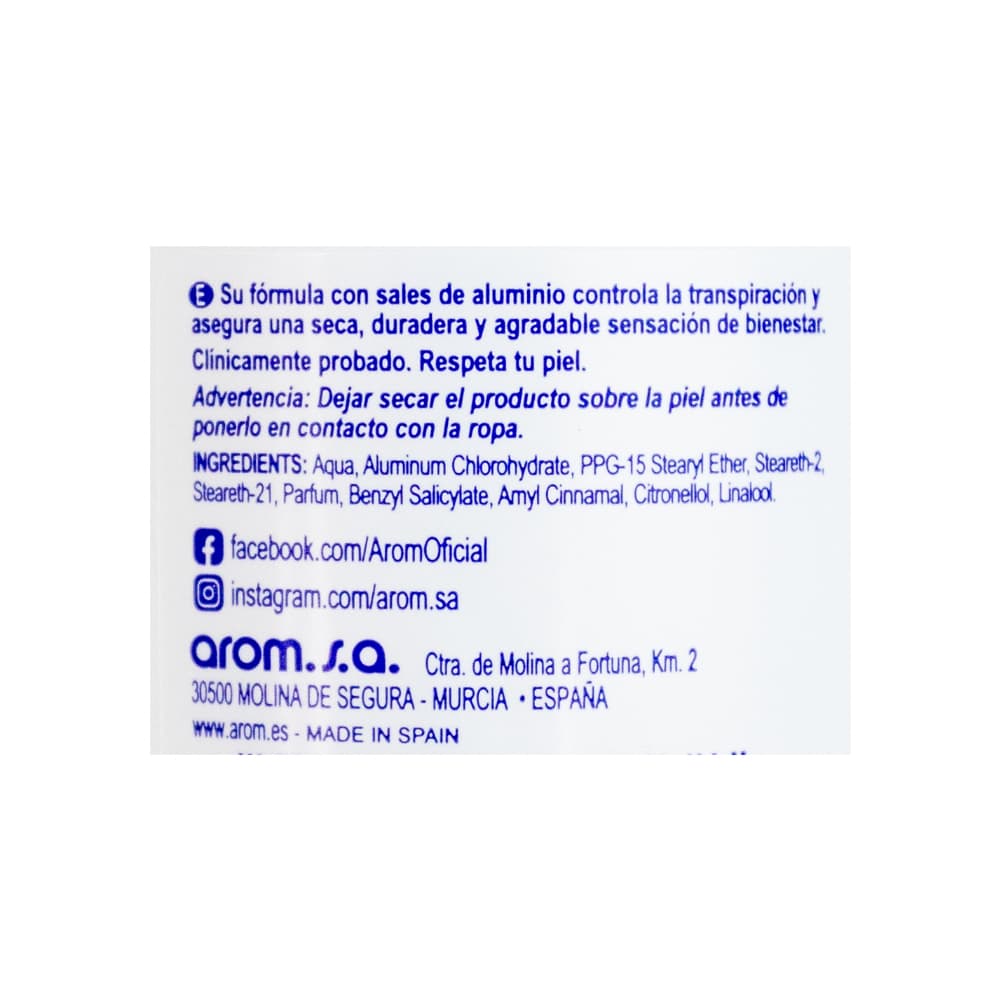 Desodorante roll-on antitranspirante Neutro S'nonas (50 ml) - Miniatura 3