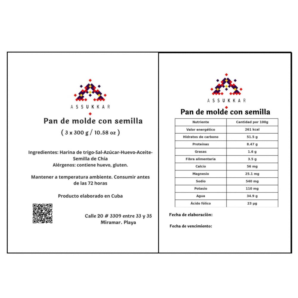 Pan de molde con semilla (  3 x 300 g / 10.58 oz ) - Miniatura 3