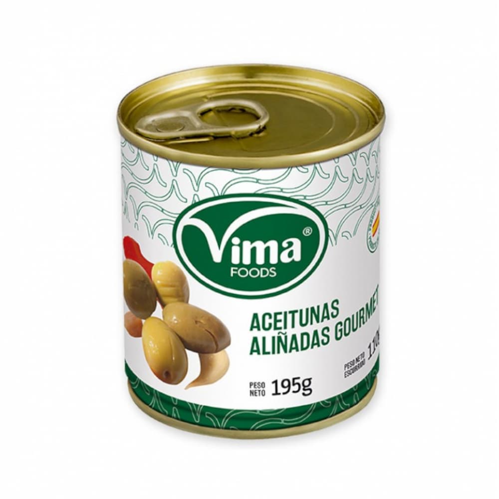 Aceitunas aliñadas Gourmet Vima Foods (195 g / 6.87 oz) - Imagen 1