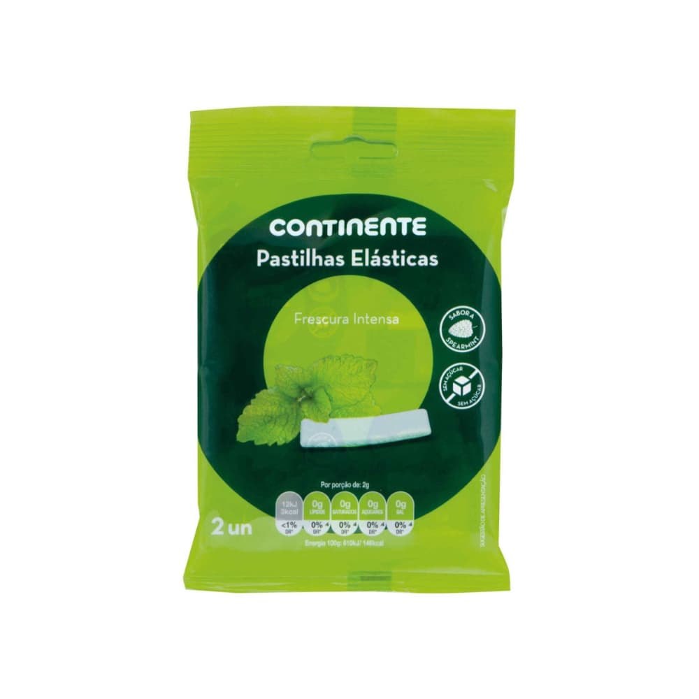 Chicle de menta verde Continente (2 x 28 g) - Miniatura 1