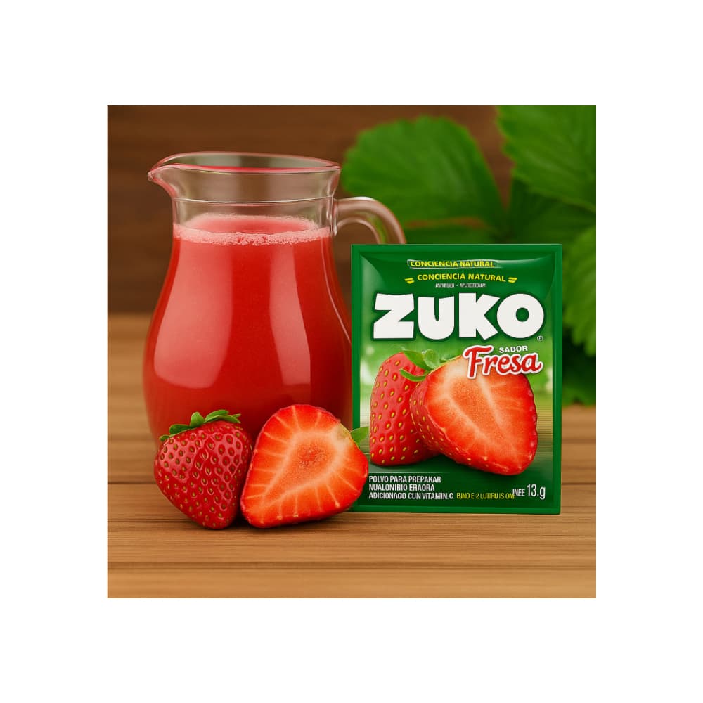 Combo refrescos zuko mandarina (5 x 13 g) + zuko fresa (5 x 13 g) + zuko limón (5 x 13 g) - Miniatura 5