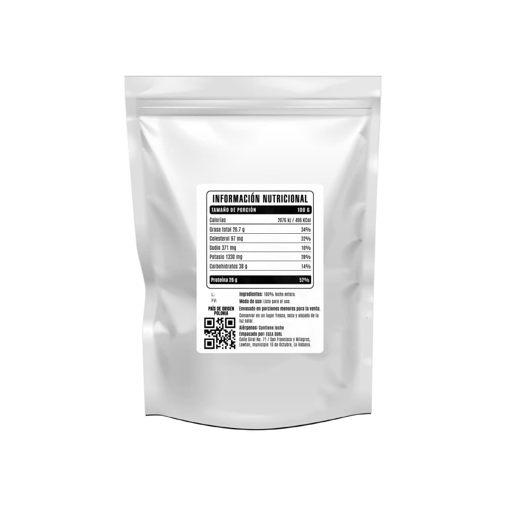 Leche entera en polvo Cosecha Real (4 x 1 kg / 2.2 lb) - Miniatura 3