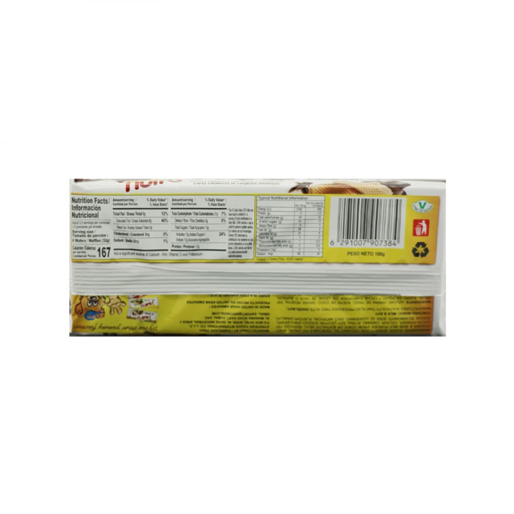 Sorbetos rellenos con crema sabor chocolate Nutro (108 g / 3.80 oz) - Miniatura 3