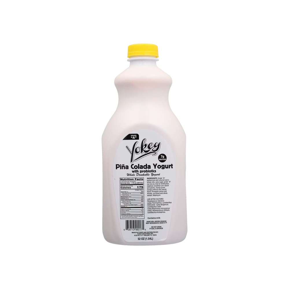 Yogurt de piña colada con probióticos Yokey (1.54 L) - Miniatura 2
