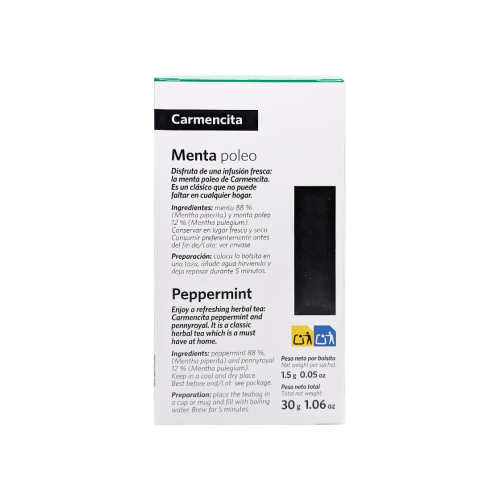 Infusión menta poleo Carmencita (30 g / 1.06 oz) - Miniatura 2