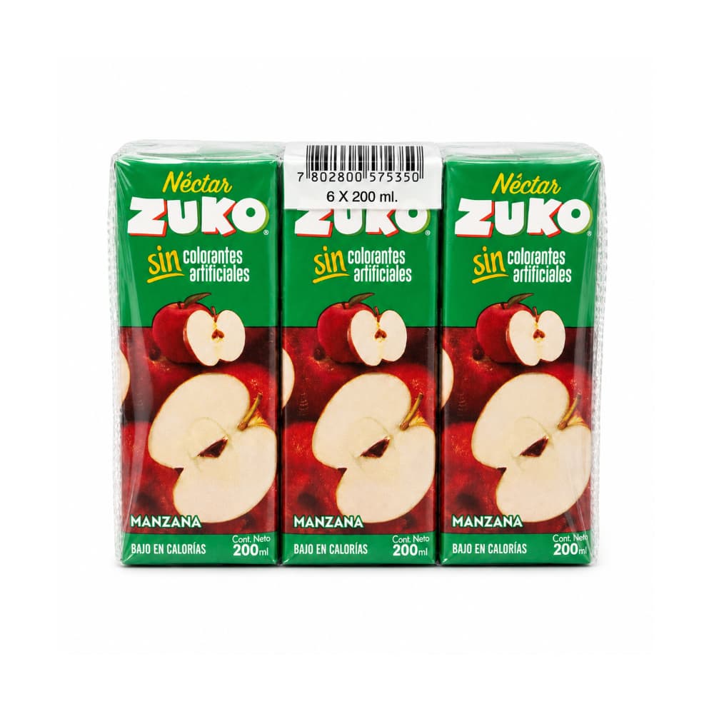 Néctar de manzana Zuko (6 x 200 ml) - Miniatura 1