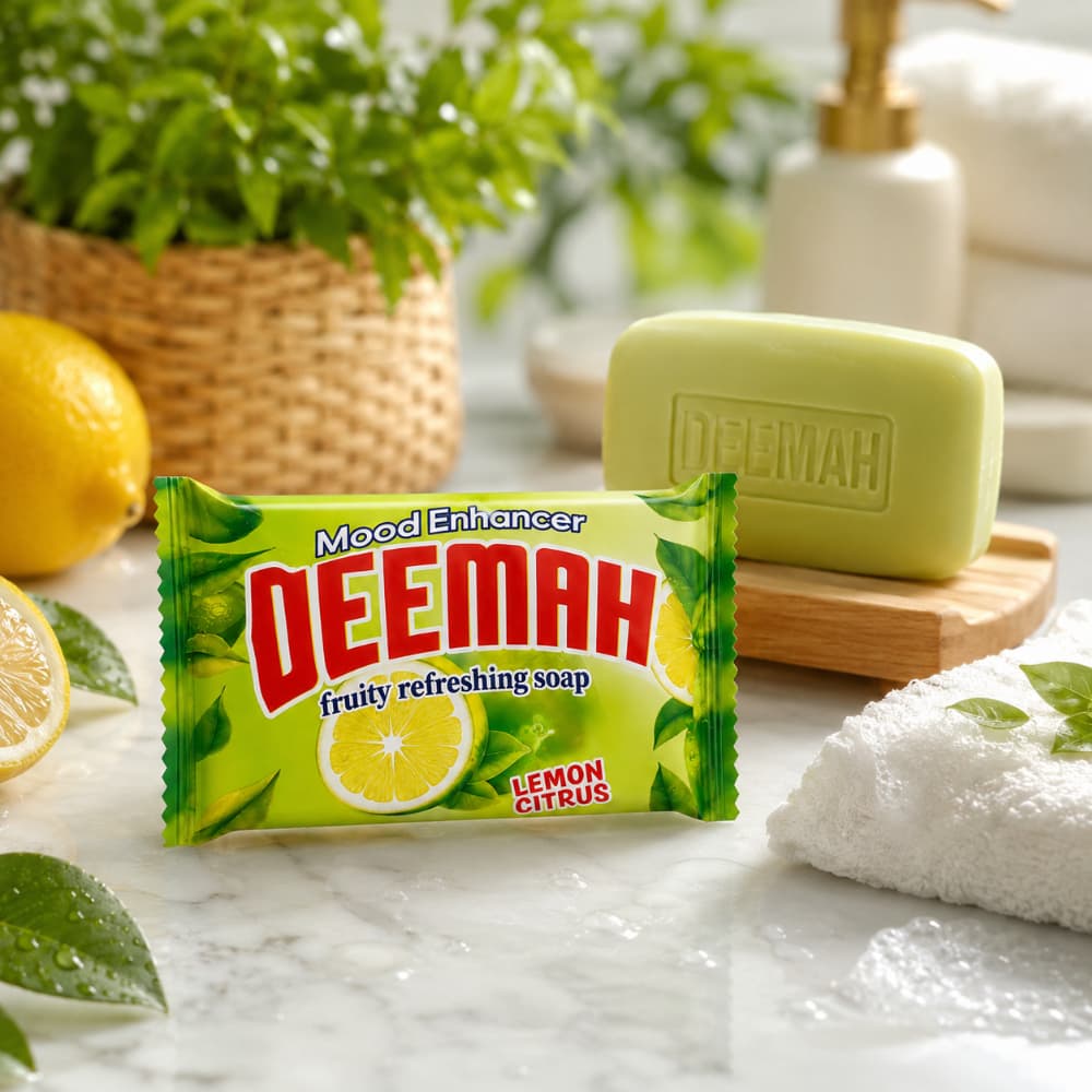 Jabón de tocador aroma limón Deemah (90 g / 3.17 oz) - Miniatura 4